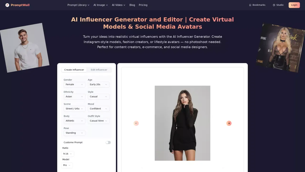 AIInfluencerGenerator screenshot