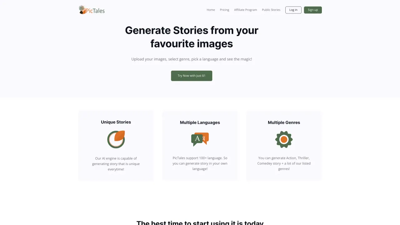 PicTales screenshot