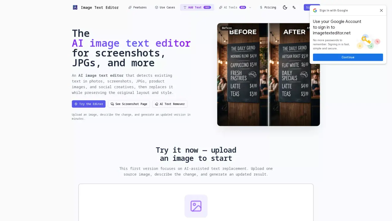 ImageTextEditor screenshot