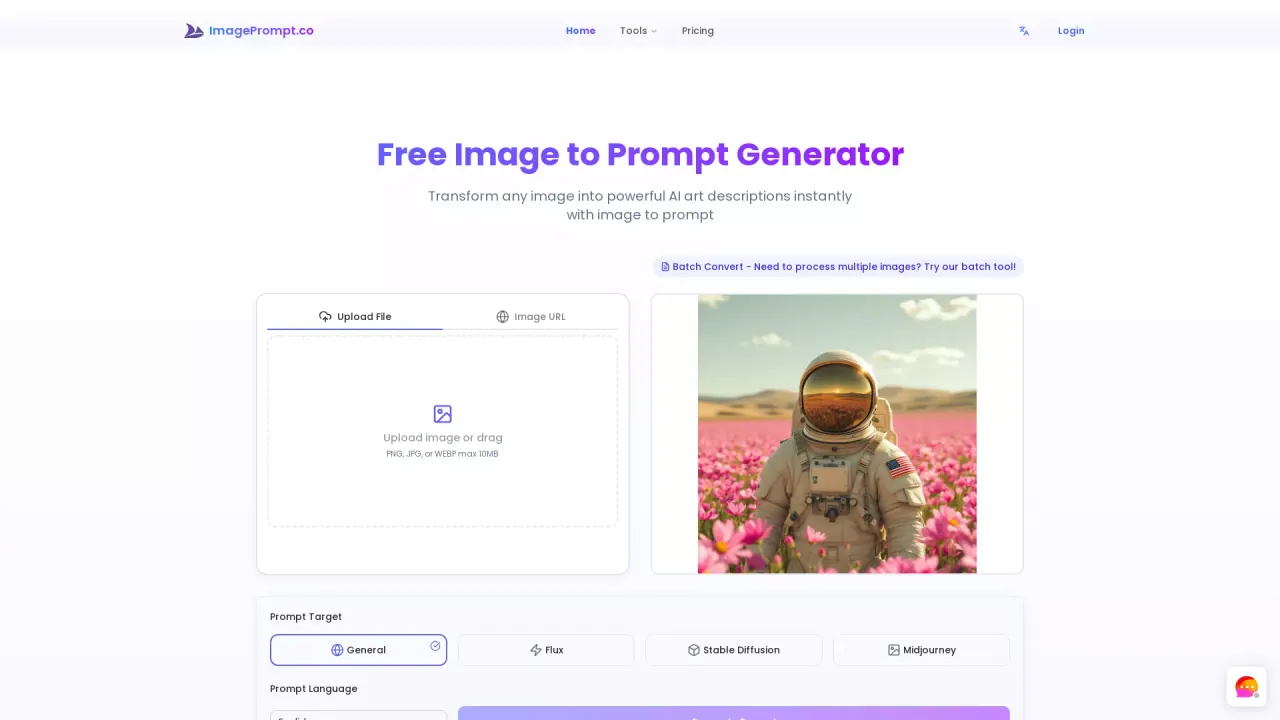 ImagePrompt.co screenshot