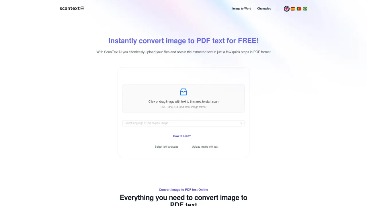 ScantextAI screenshot