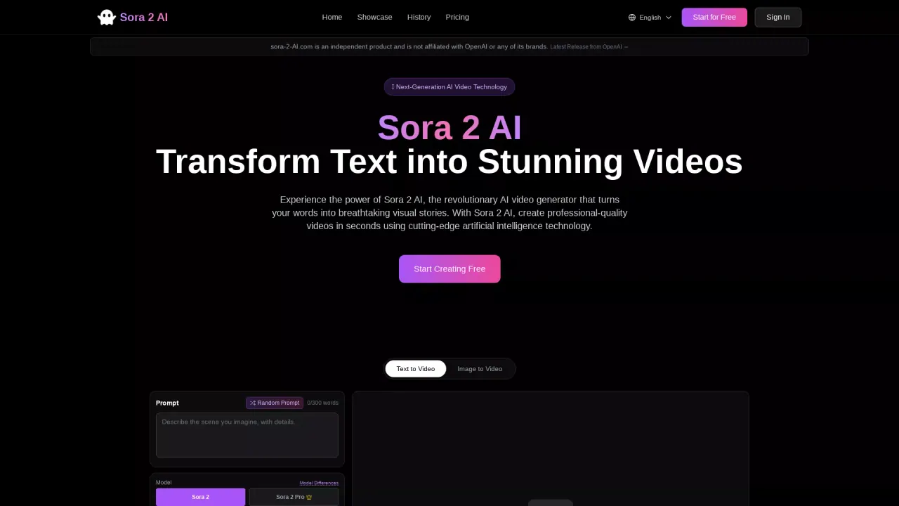Sora2AIMaker screenshot