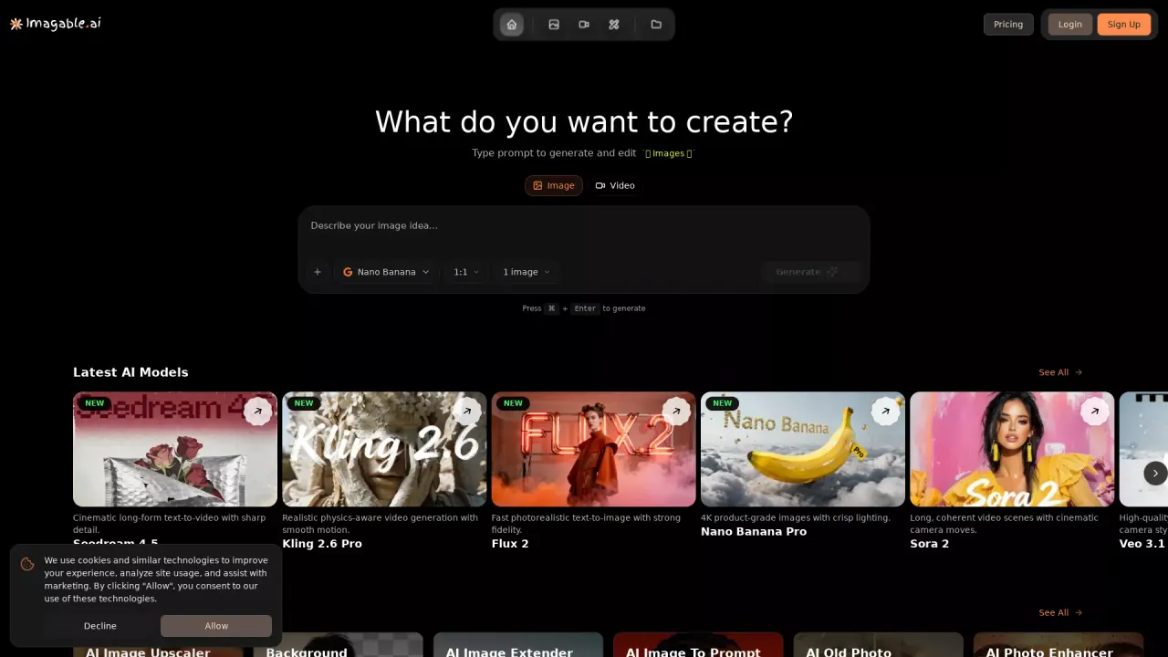 ImagableAIImageToVideo screenshot