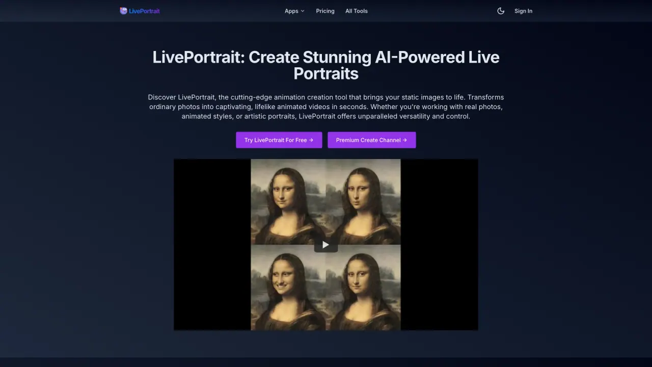 LivePortrait screenshot