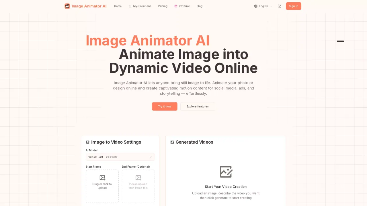 ImageAnimatorAI screenshot