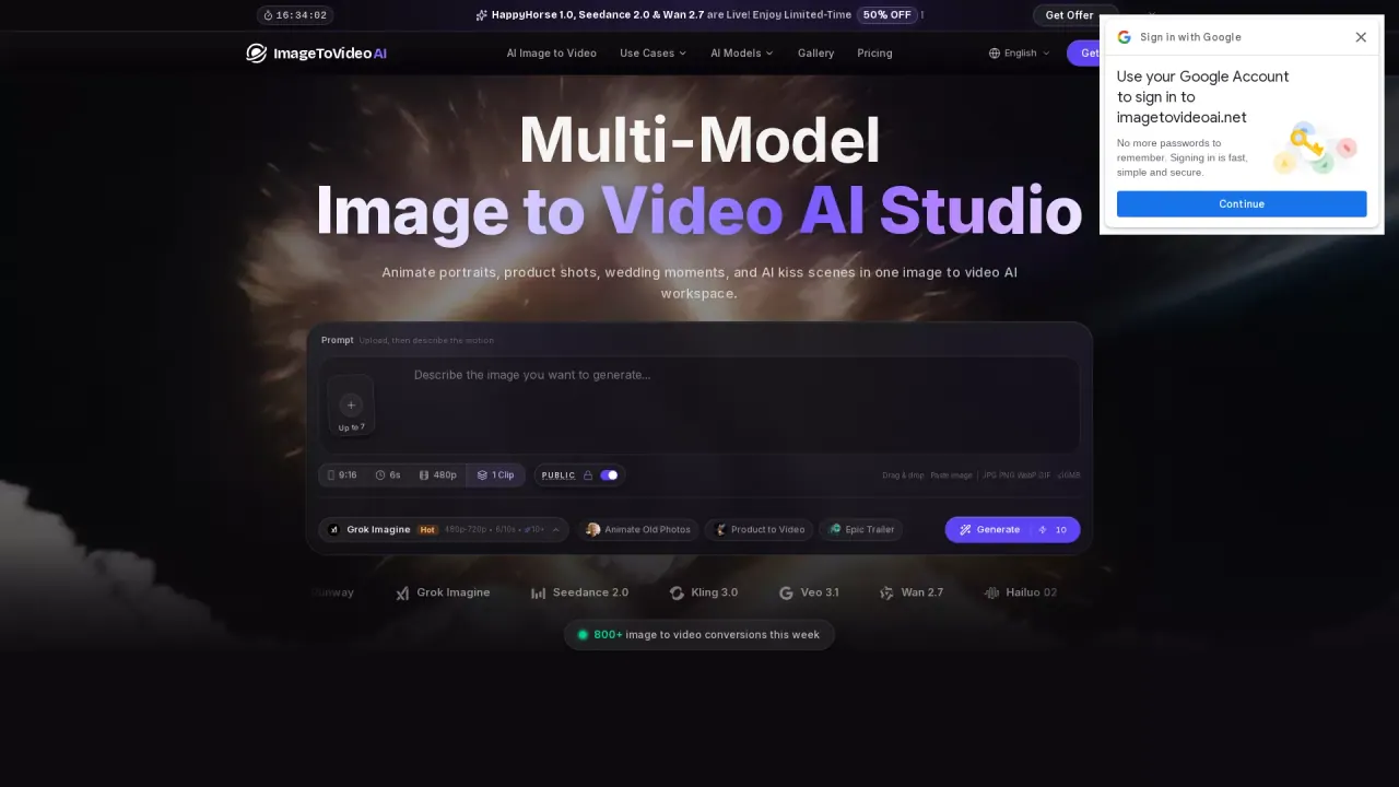 ImageToVideoAI screenshot
