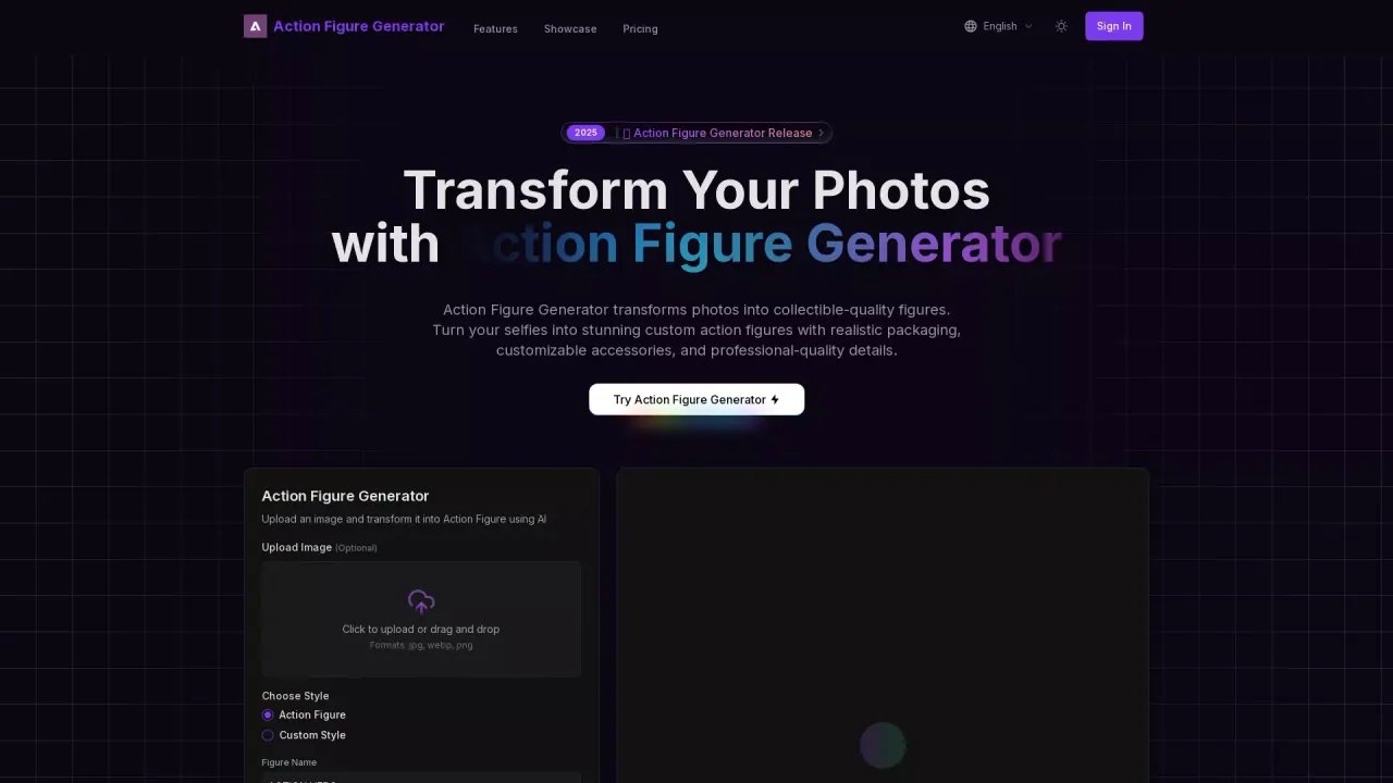 Action Figure Generator screenshot