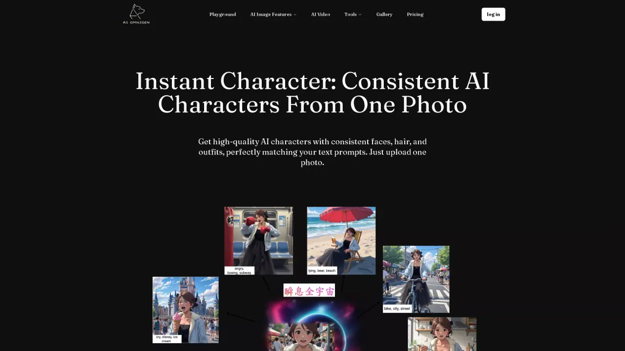 AI Instant Character Generator screenshot