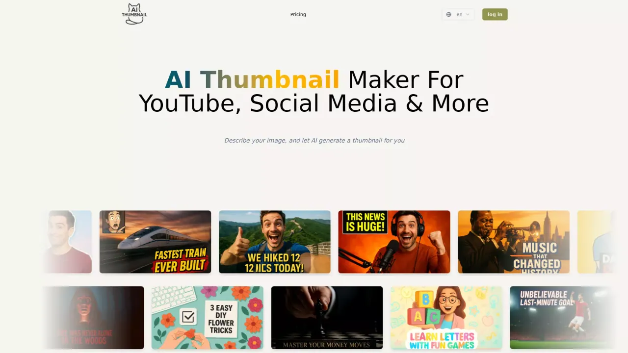 AI Thumbnail Maker screenshot