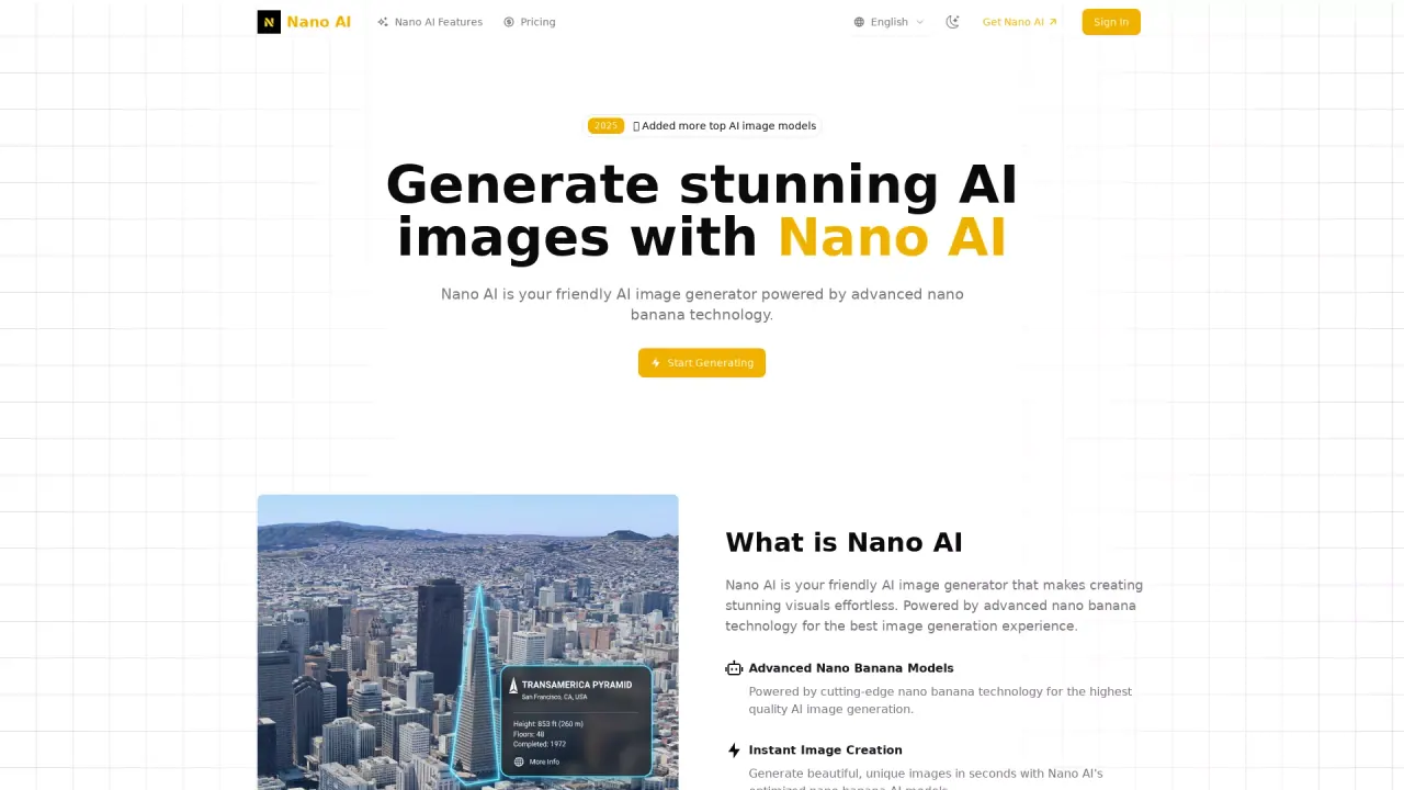 NanoAI screenshot