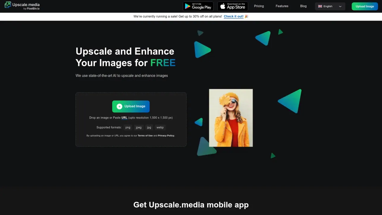 Upscale screenshot