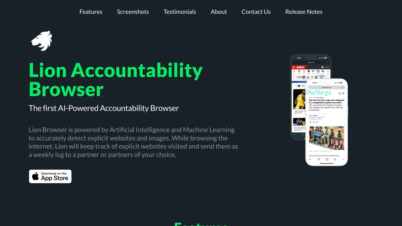 Lion Browser screenshot