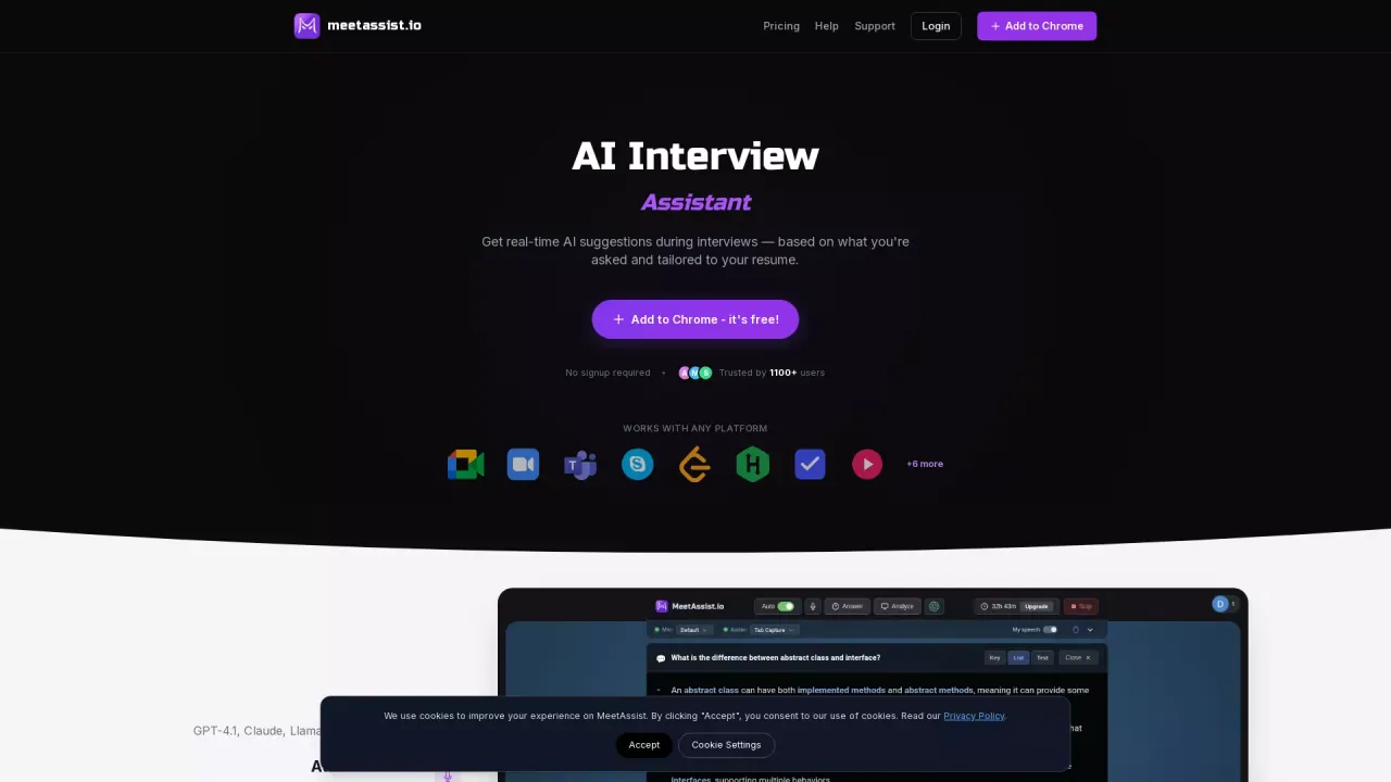 MeetAssist screenshot