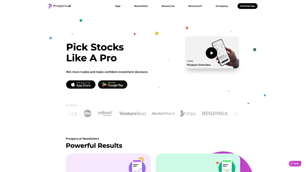 ProsperoAI screenshot