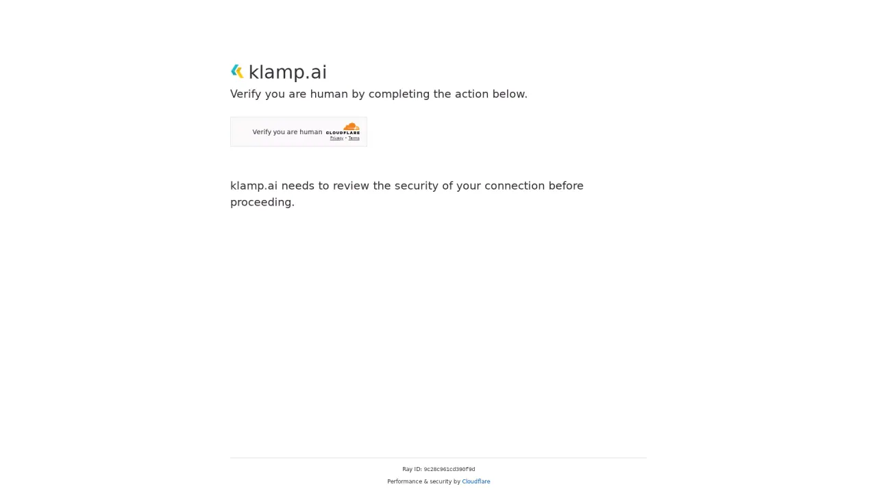Klamp screenshot