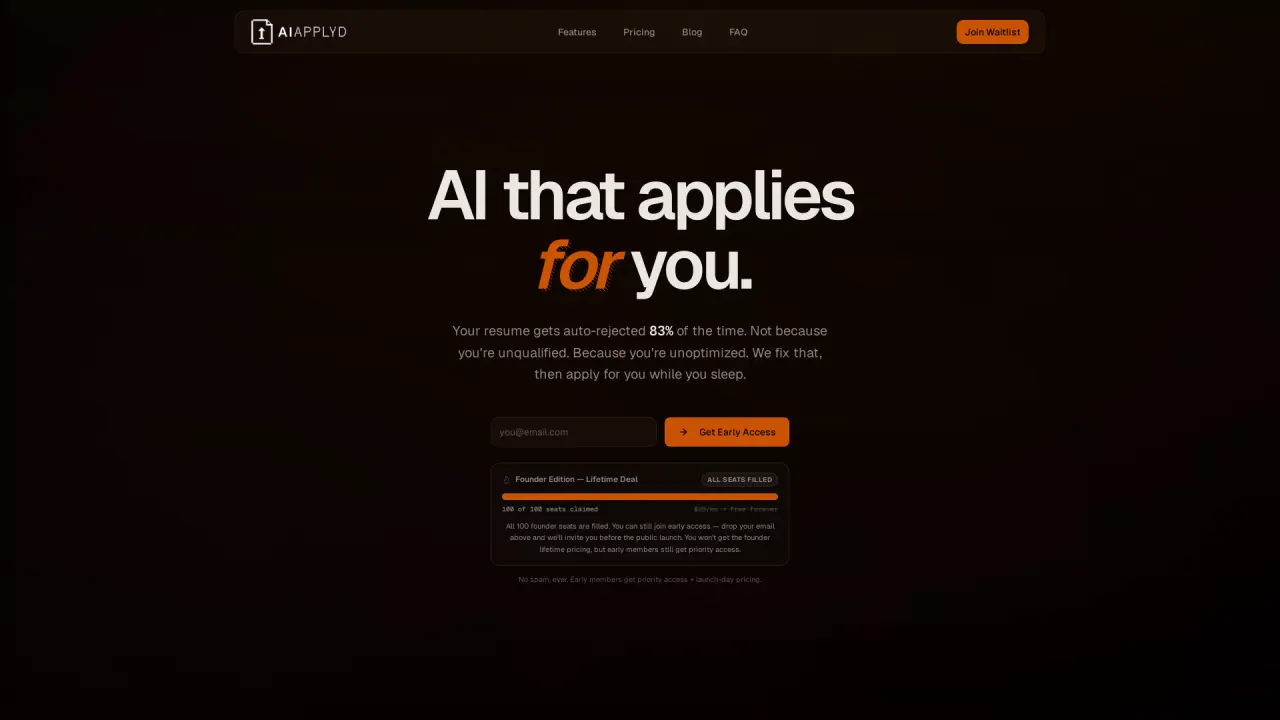 AIApplyd screenshot