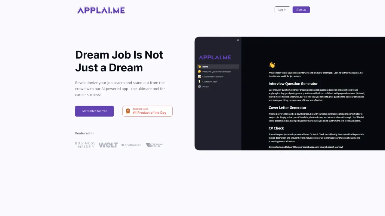 Applai screenshot
