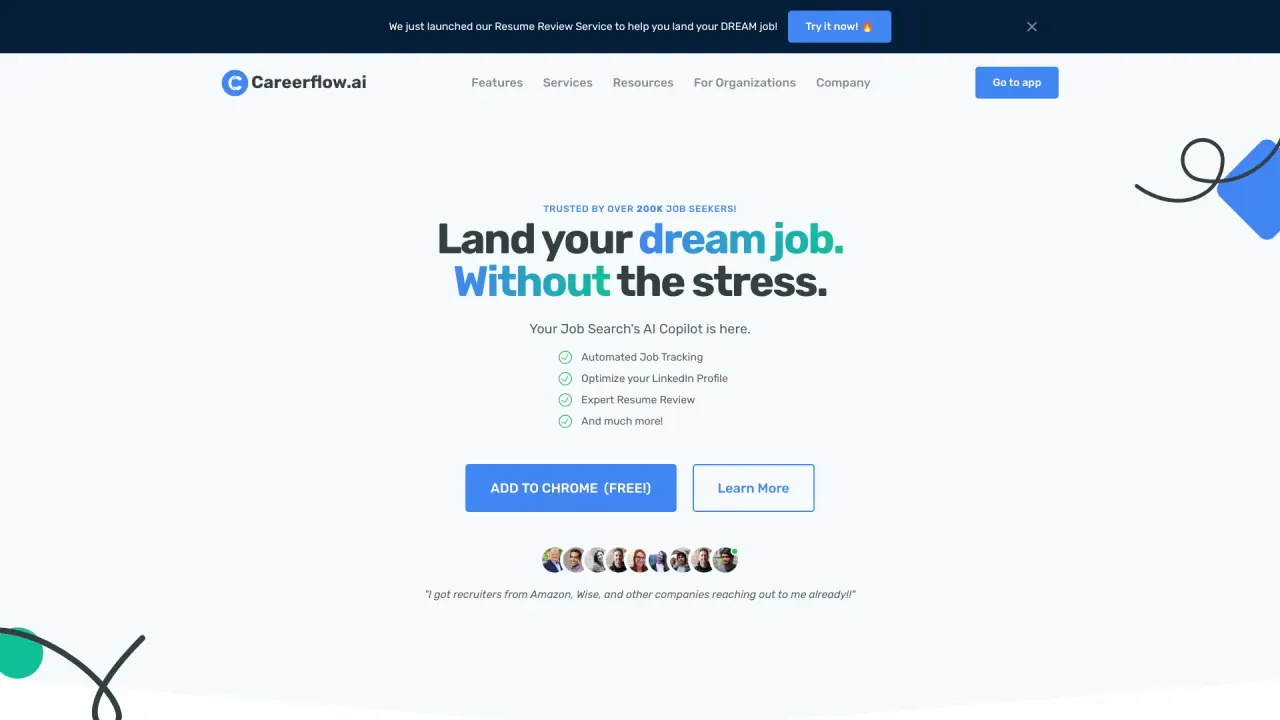 Careerflow screenshot