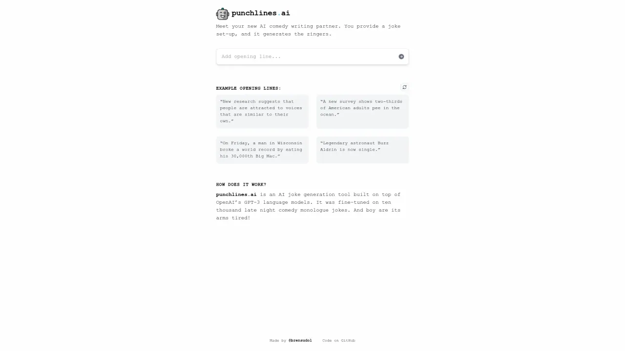 Punchlines screenshot