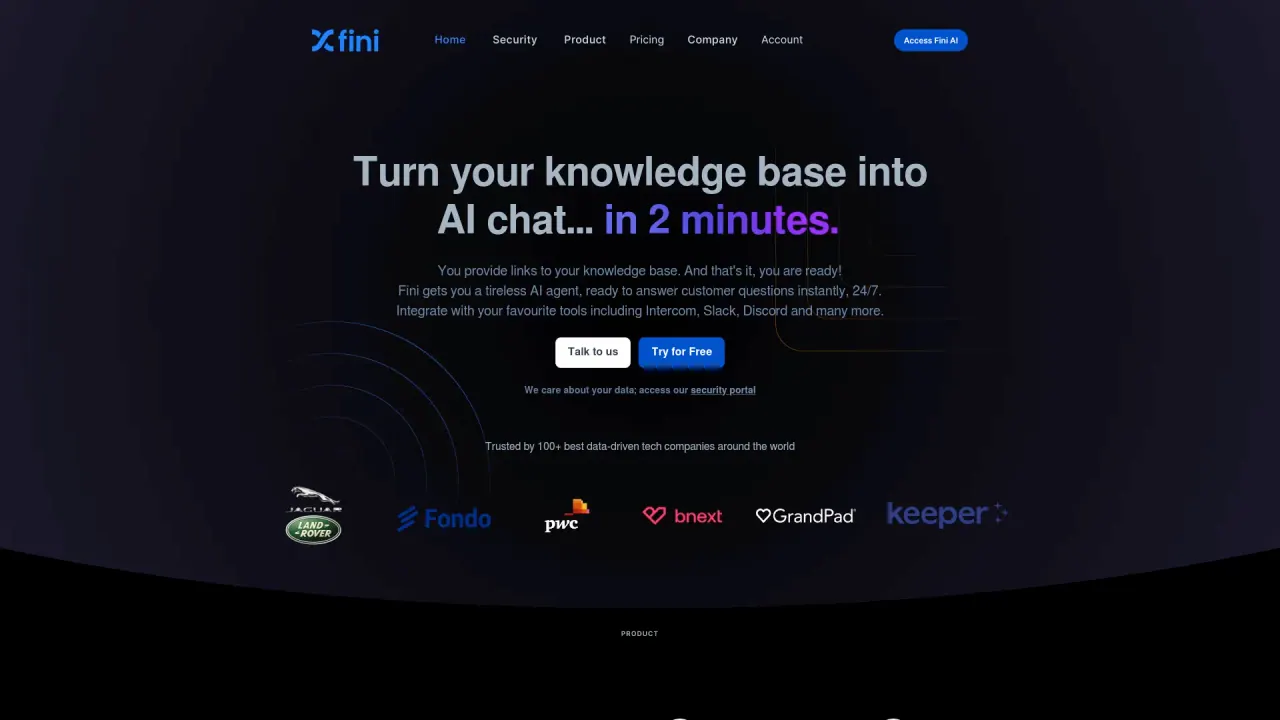 Usefini screenshot