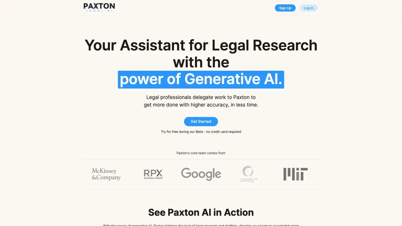 Paxton screenshot