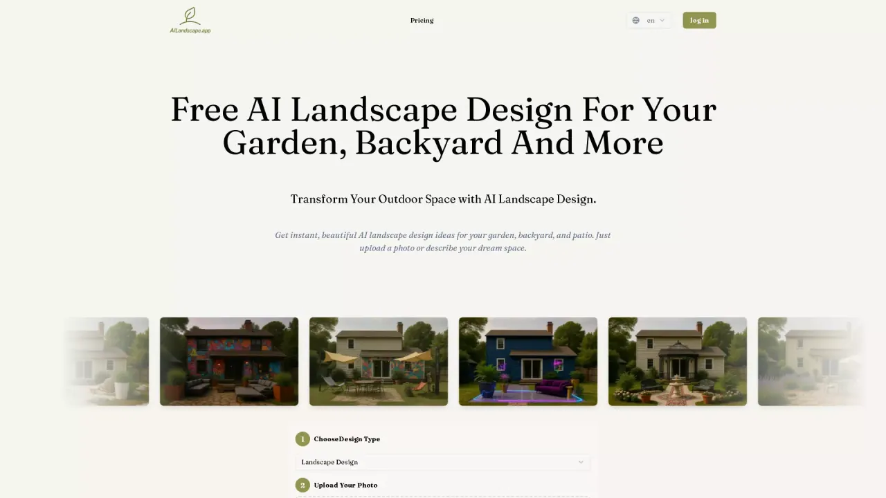 AI Landscape Design screenshot