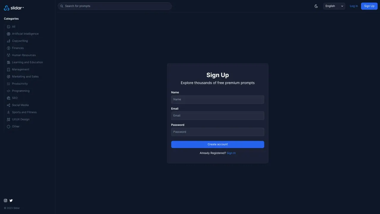 SlidarAI screenshot