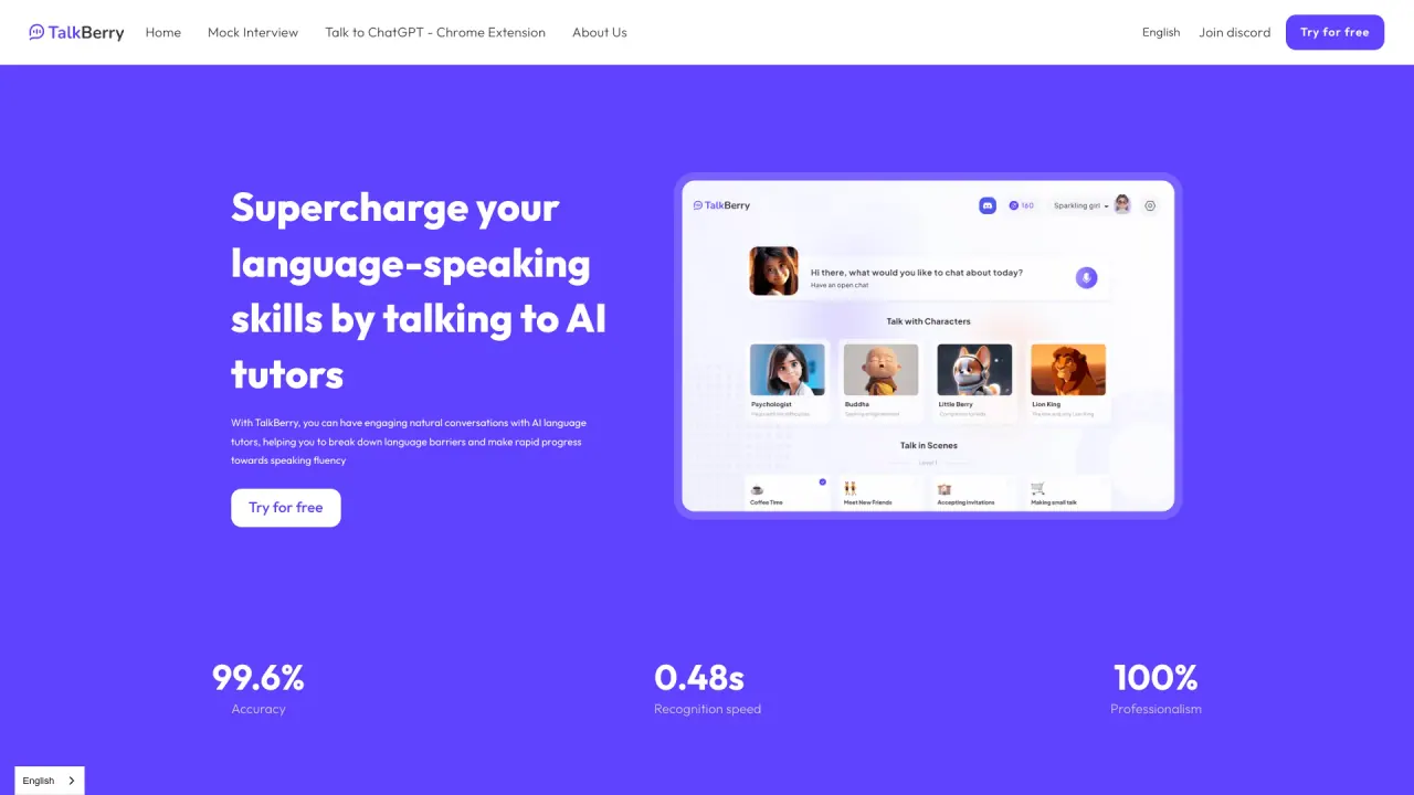 TalkberryAI screenshot