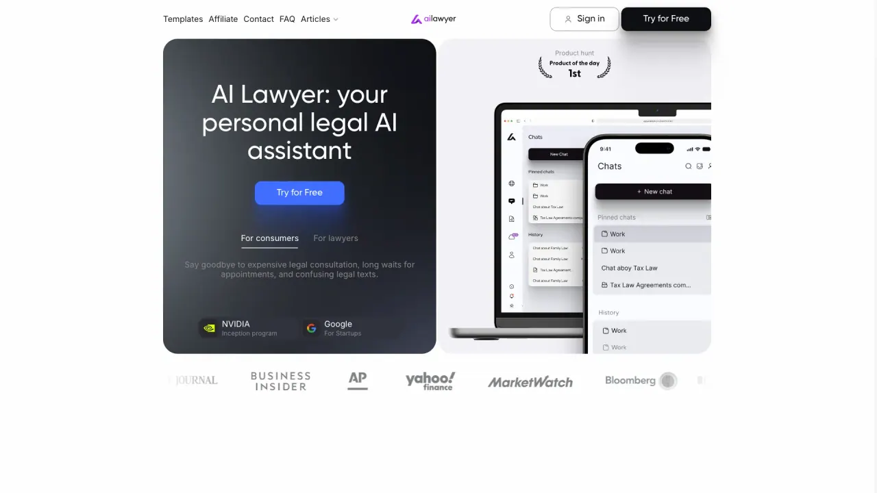 AILawyer screenshot