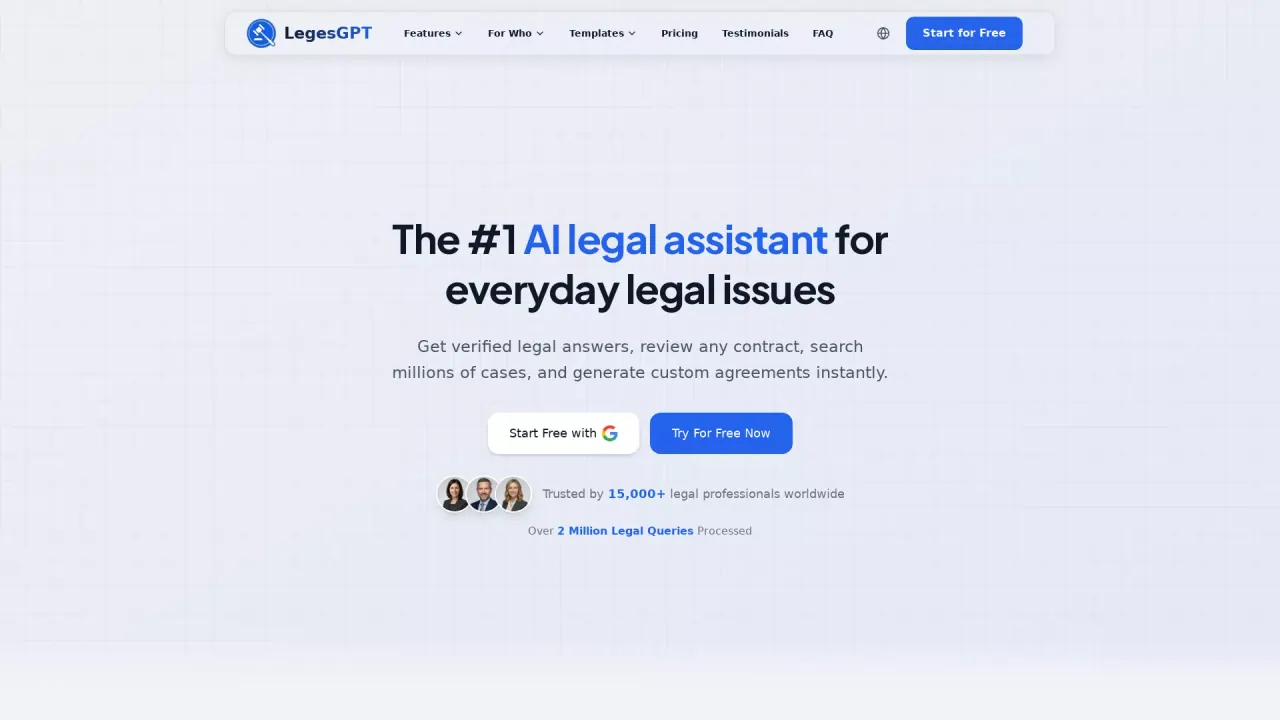 LegesGPT screenshot