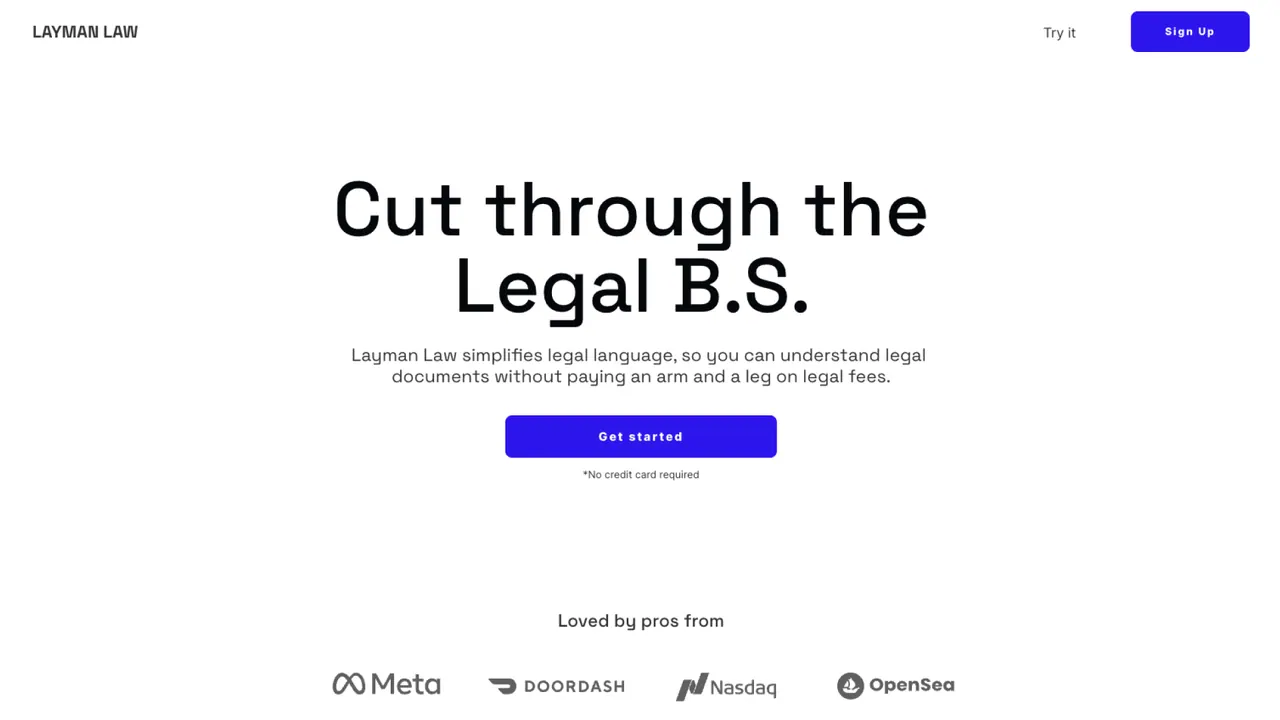 Layman Law screenshot