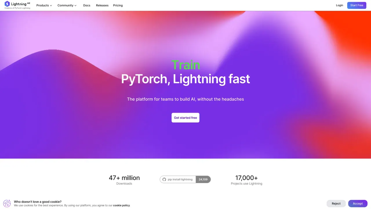 LightningAI screenshot