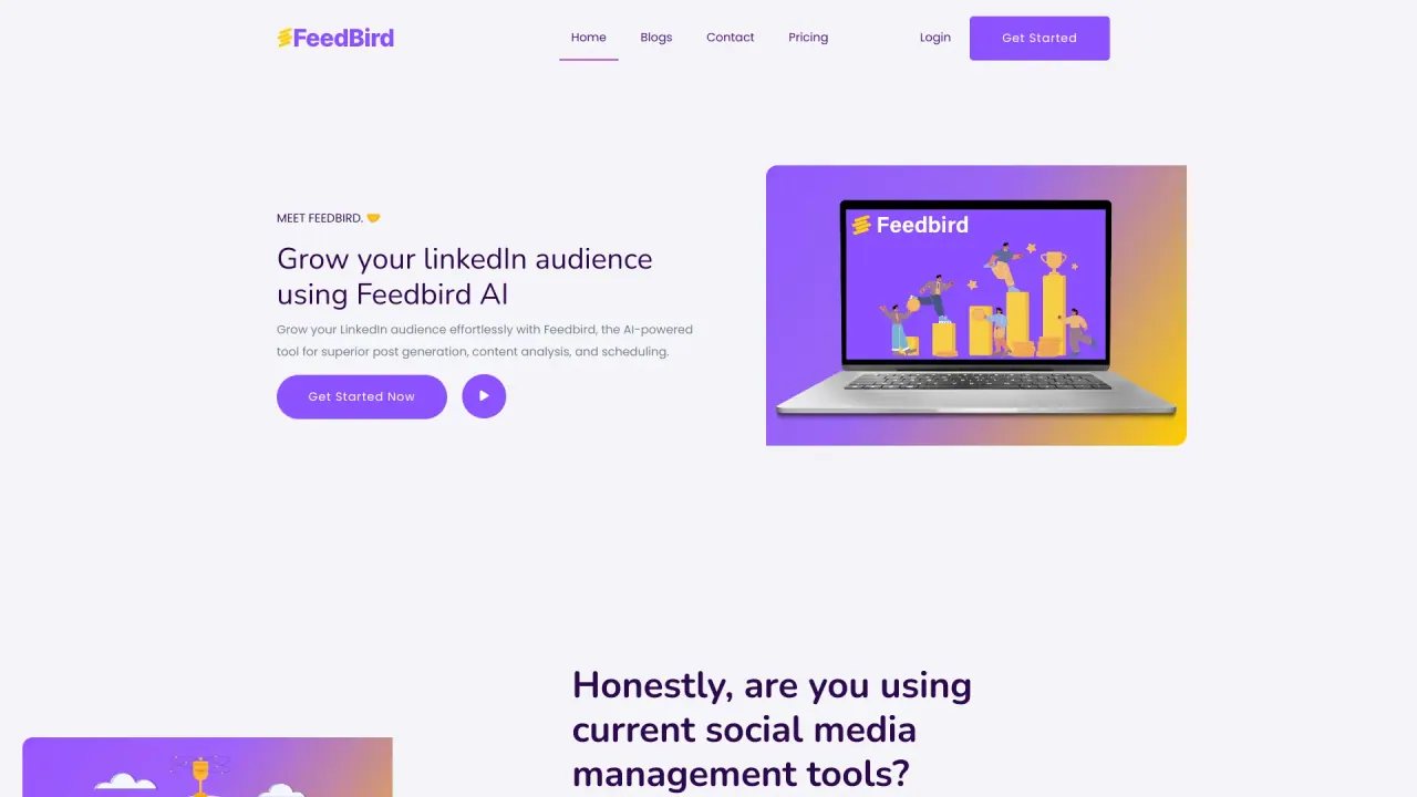 Feedbird screenshot