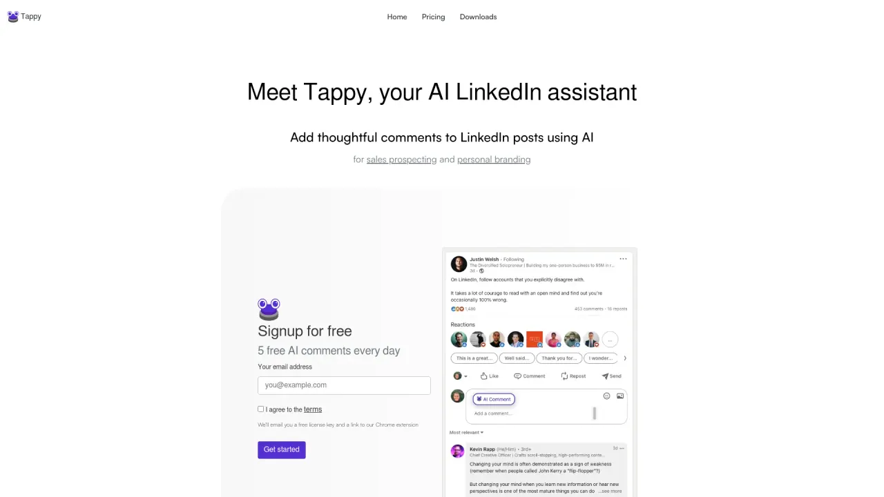 Tappy AI screenshot