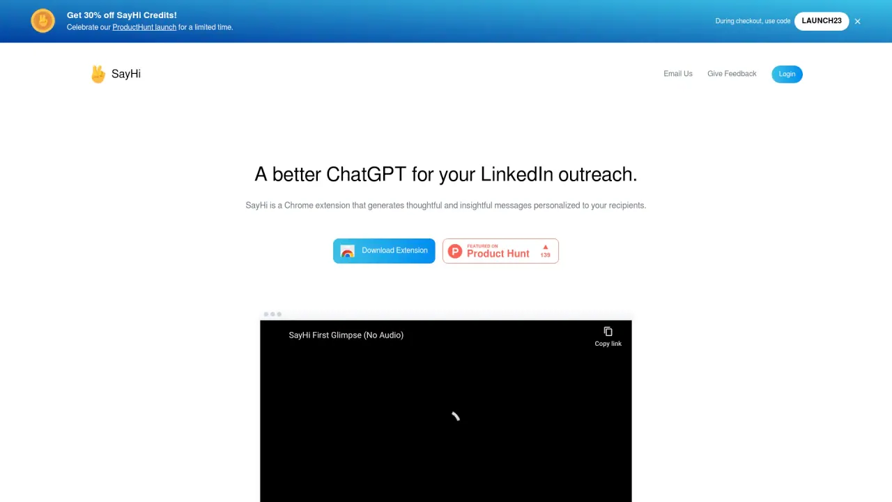 SayHi screenshot