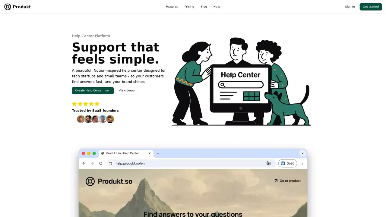 Produkt screenshot