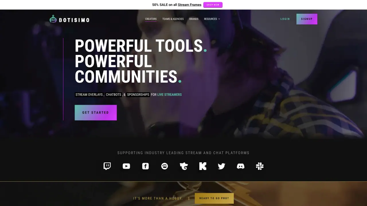 Botisimo screenshot
