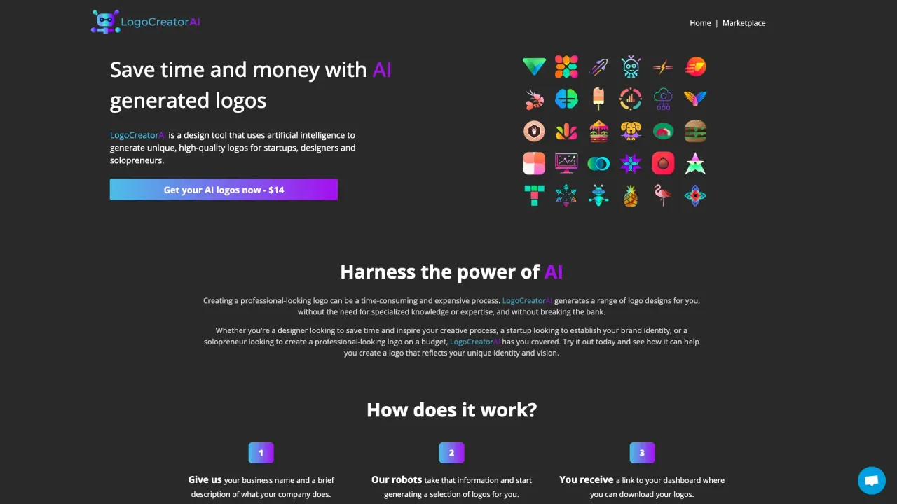 LogoCreatorAI screenshot