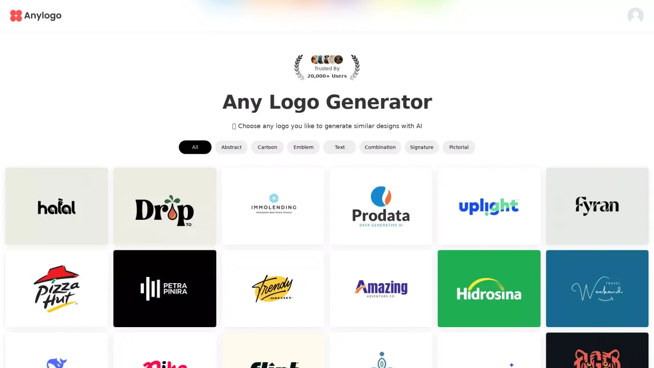AnyLogoGenerator screenshot