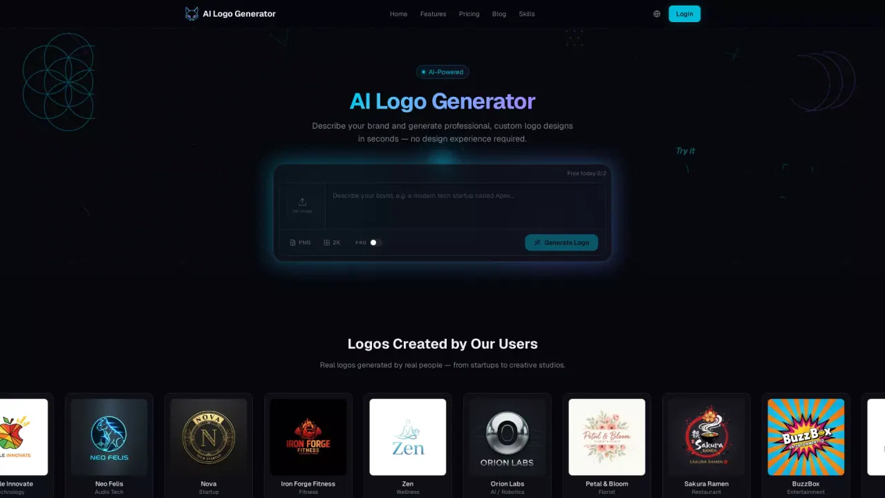 AiLogoGenerator screenshot