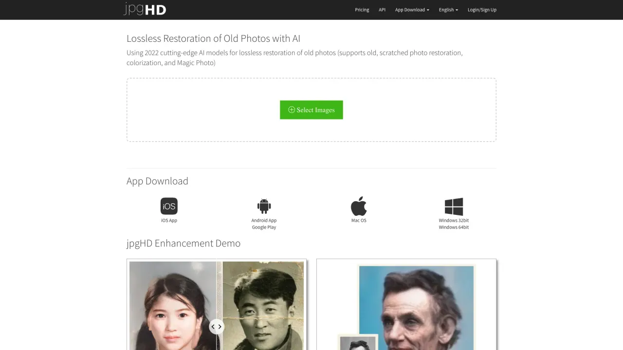 jpgHD screenshot