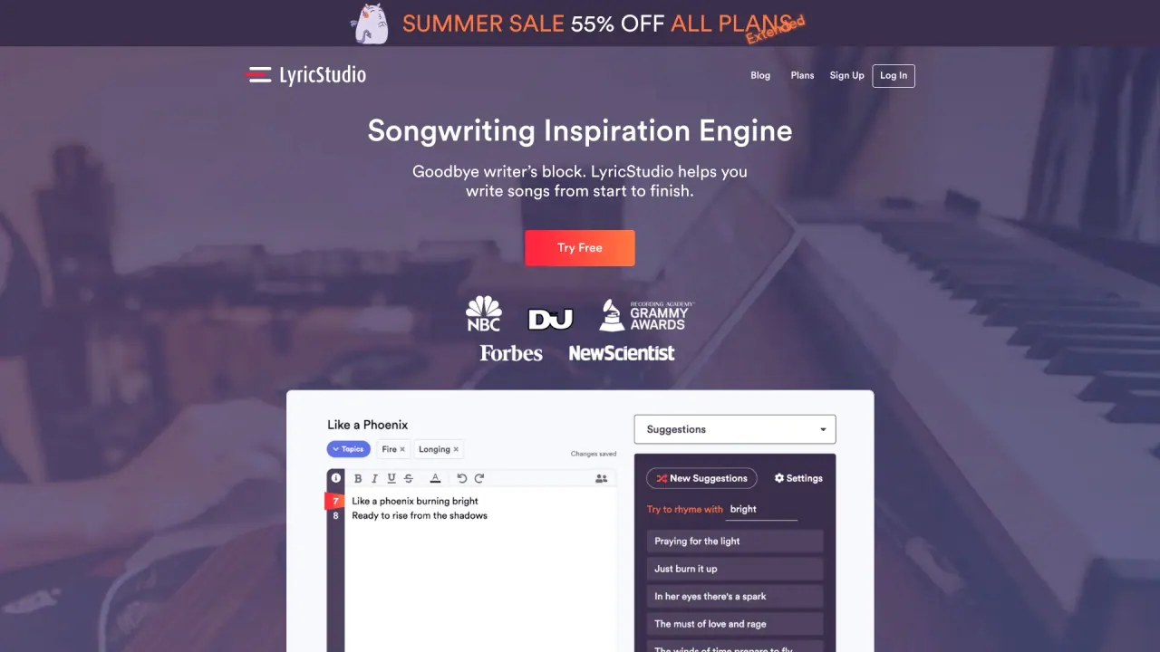 Lyricstudio screenshot