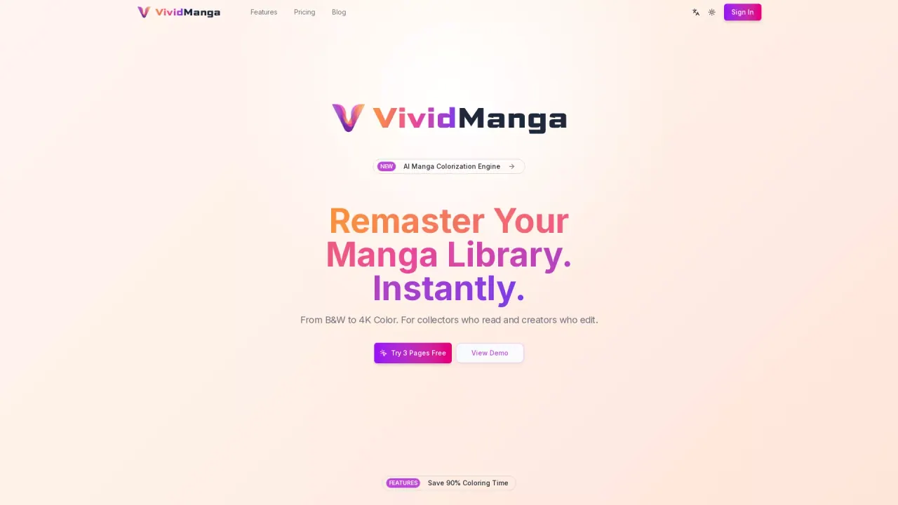 VividManga screenshot