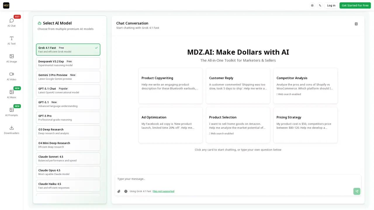 MDZAI screenshot