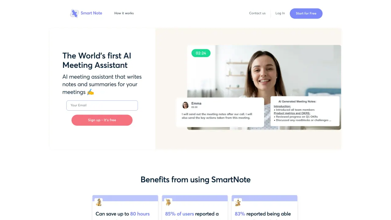 SmartNoteAI screenshot