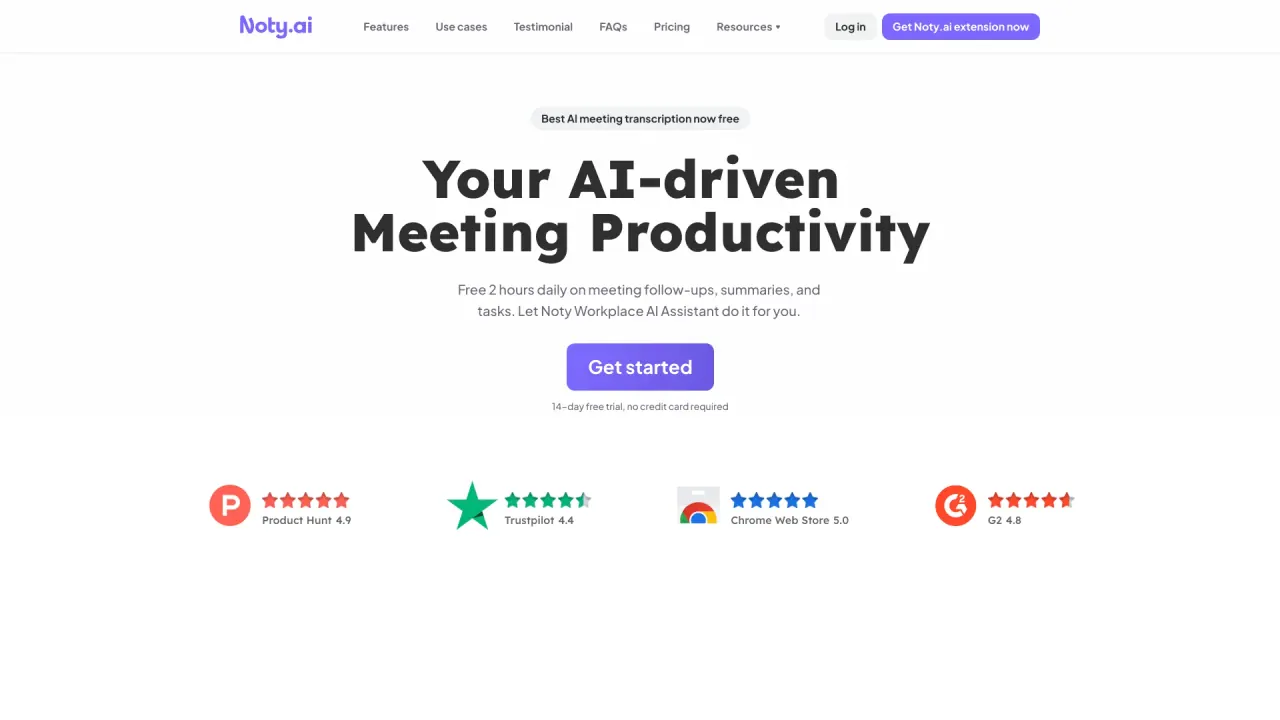 NotyAI screenshot