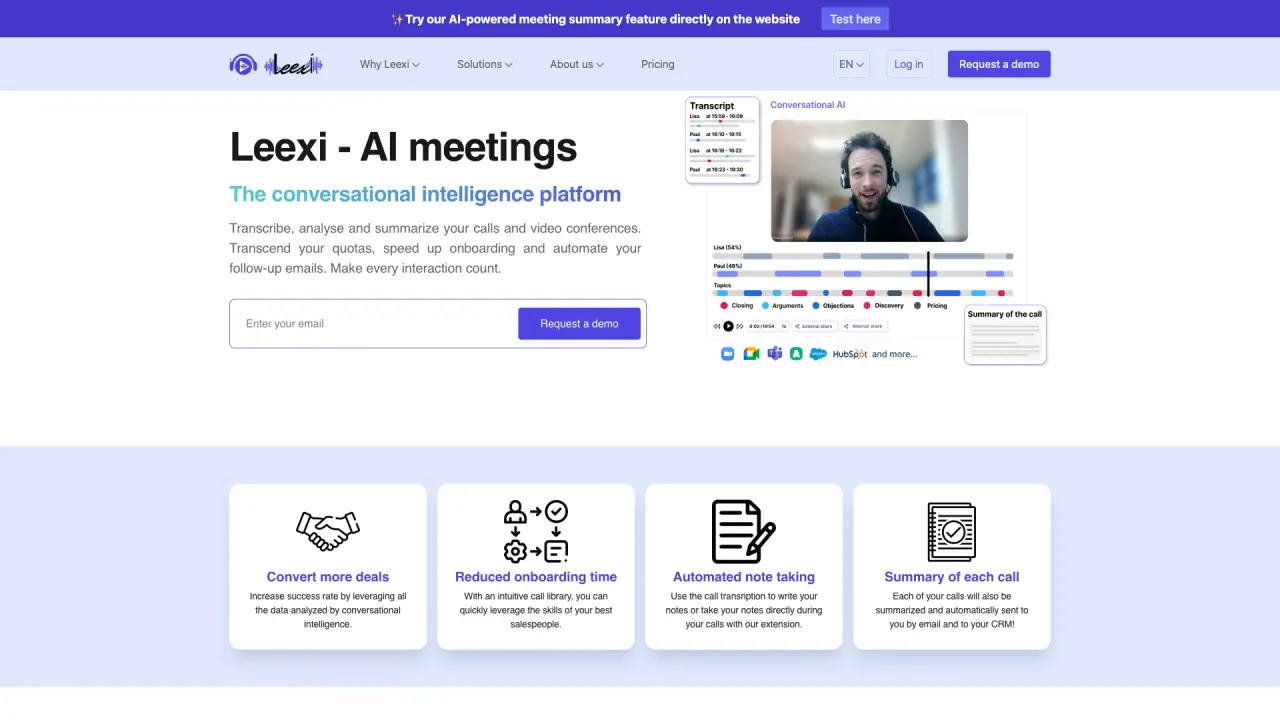 Leexi screenshot