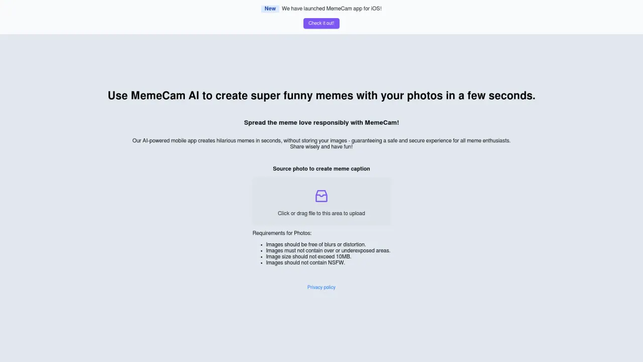 MemeCam screenshot
