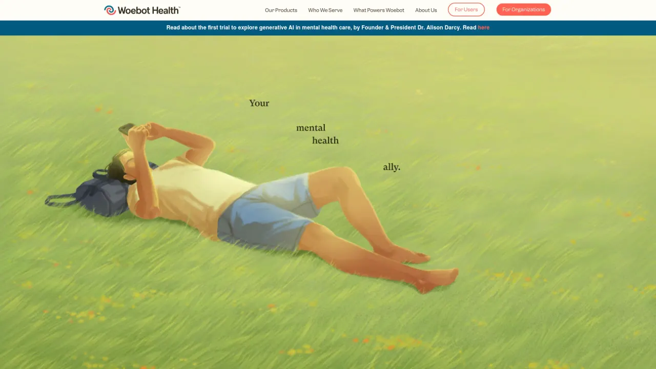 Woebothealth screenshot