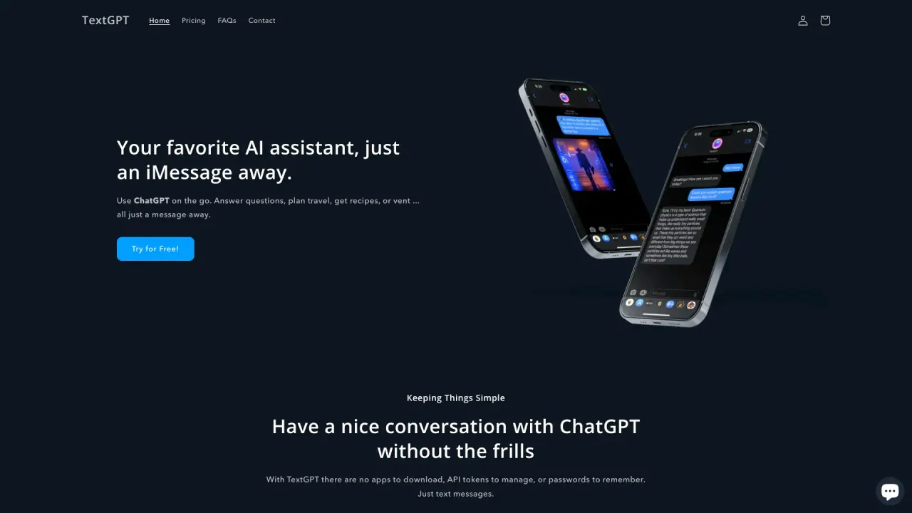 TextGPT Chat screenshot